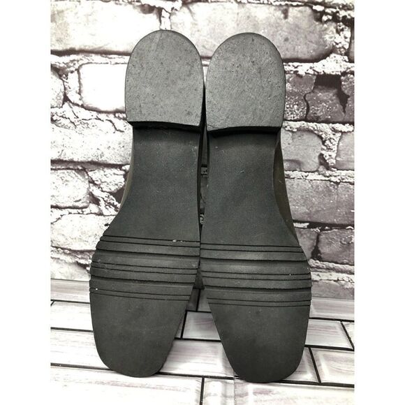 Salvatore Ferragamo Boutique Green Suede Leather Logo Pump Shoes Women Sz 8.5 2A - Picture 14 of 16